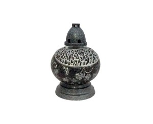 Znicz Szklany Witraż Waza Ornament Mini